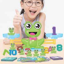 Frog Balance Scale Number Math Match Game Scales Early Learning Weight Child Kids Intelligence Board Game Baby Preschool Toys#g4 2024 - buy cheap