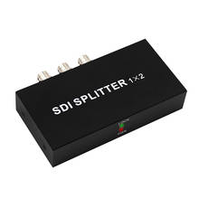 Divisor SDI 1x2 Multimedia, extensor SDI dividido de 1 a 2 puertos, adaptador compatible con vídeo de TV 1080P para cámara de Monitor de proyector 2024 - compra barato