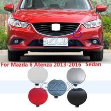 CAPQX For Mazda 6 Atenza Sedan 2013 2014 2015 2016 Front Bumper Trailer Cover Tow Bracket Cover Tow Hook Hauling Hook Hood Lid 2024 - buy cheap