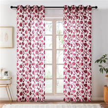 Topfinel Circle Geometric Sheer Curtain Panel For Living Room The Bedroom Kitchen Modern Tulle Blinds Window Treatment Drape 2024 - buy cheap