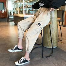 Harajuku Spring Streetwear Ladies Pants Women Men Casual Solid Big Pocket Pants High Waist Loose Trousers pantalones mujer 2024 - buy cheap