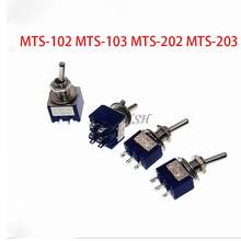 5 pces MTS-102 MTS-103 MTS-202 MTS-203 6a 125 v mini 3/6pin on-off/on-off-on-on interruptores de alternância para luzes de comutação motores 2024 - compre barato