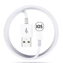 1 м USB кабель для зарядки и передачи данных с кабели для IPhone 12 11 6S 6 7 8 Plus X XR XS 11 Pro Max SE 5S 5C 5 IPad Mini Air быстрое зарядное устройство USB кабели 2024 - купить недорого