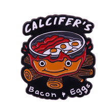 Ходячий замок Calcifer's Bacon и яичная брошь 2024 - купить недорого