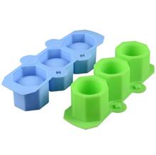 Molde geométrico policonal de silicone, vaso de flores de concreto, molde de silicone 2024 - compre barato