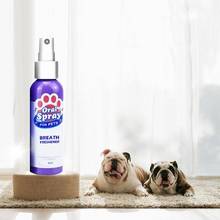 Pet Breath Freshener Spray Dog Teeth Cleaner Fresh Breath Mouthwash Non-toxic Healthy Dental Care Drop Shipping 2024 - buy cheap