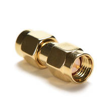 SMA Male To SMA Male Plug Male To Male SMA Plug Adapter RF Coaxial Connector Straight Gold Plated Converter 2024 - buy cheap