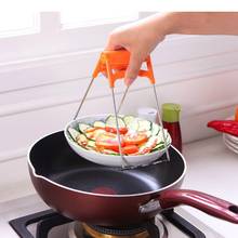 Foldable Stainless Steel Hot Bowl Clip Kitchen Tool Pot Dish Holder Steamer Lifter Picker Plate Gripper Utensil Accessories NEW 2024 - buy cheap