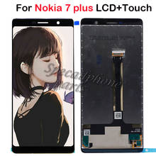 ЖК-дисплей 6,0 дюйма для Nokia 7 Plus, ЖК-дисплей, сенсорный экран, дигитайзер в сборе для Nokia 7 plus, 7 Plus, дисплей, запасные части + Инструменты 2024 - купить недорого