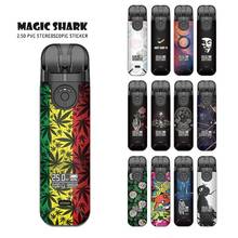 Magic Shark-gran oferta de cinta Ultra delgada para Smok Novo4, 3M, mate, estéreo, 2.5D, flor de astronauta, carcasa con adhesivo, película para Smok Novo4 Novo 4 2024 - compra barato