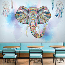beibehang Custom photo wallpaper large mural wall stickers European Indian elephant tropical rainforest TV backdrop wall paper 2024 - buy cheap