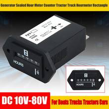 Universal Generator Sealed Hour Meter Counter For Boats Trucks Tractors Cars Motorcycle Engines Counter Hour Meter 2024 - buy cheap