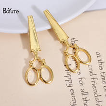 BoYuTe (50 Pieces/Lot) Metal Alloy 18*45MM Scissors Materials Vintage Diy Hand Made Jewelry Accessories 2024 - buy cheap
