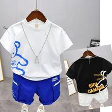 Summer Children's Clothes Sets Boys T-Shirt and Shorts Pants 2 Pieces Clothing Sets Children's Clothing Baby Boys Tracksuit 2-7Y 2024 - buy cheap