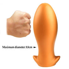 2020 New Big Anal Plug Ass Massage Erotic Buttplug Anal Expander Large Anus Male Prostate Massager Silicone Anal Toys Sex Shop 2024 - buy cheap
