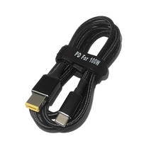 100 Вт USB Type C адаптер конвертер USB C зарядный кабель для ноутбука адаптер постоянного тока Разъем для зарядного устройства Lenovo Thinkpad 20 в А 2024 - купить недорого