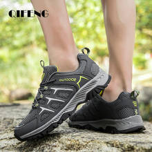 Zapatos informales antideslizantes para hombre y mujer, zapatillas de malla para correr, senderismo, caminar, calzado de moda, color negro, novedad de 2021 2024 - compra barato