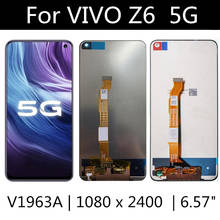6,57 "ЖК-дисплей для VIVO Z6 5G ЖК-дисплей Дисплей кодирующий преобразователь сенсорного экрана в сборе для VIVO V1963A ЖК-дисплей 2024 - купить недорого