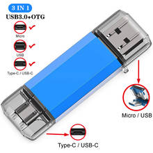High Speed 64GB Pendrive cle usb 3.0 OTG USB Flash Drive 128GB 256GB TYPE C External Storage Memory Stick 32GB 16GB Pen Drive 2024 - buy cheap