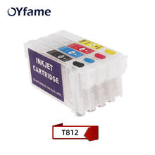 OYfame T812 T812XL Ink Cartridge NO Chip For Epson Workforce WF-7820 WF-7840 EC-C7000 Printer For Epson T812 Ink Cartridge 2024 - buy cheap