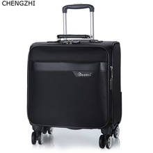 CHENGZHI-maleta giratoria de cuero PU para hombre y mujer, Maleta de viaje de 18 pulgadas con ruedas 2024 - compra barato