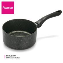 Panela de molho fissman 1.6l com revestimento antiaderente indução de ponto de alumínio panela da série promo 2024 - compre barato