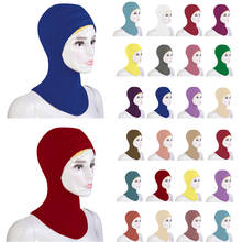 Muslim Under Scarf Hat Cap Bone Bonnet Women Ninja Inner Hijab Neck Cover Islamic Wrap Amira Ramadan Hail Loss Hat Turban New 2024 - buy cheap