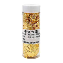 2g Gold Leaf Foil Cooking Drink Food Dessert Cake Ice Cream Decoration Gilding Dining Safety 2024 - buy cheap