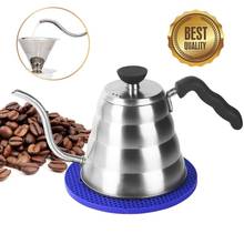 1.2L Stainless Steel Coffee Kettle Long Spout Kettle Gooseneck Drip Coffee Pot Kitchen Pod Coffee Maker Thermo Maker Tea Bottle 2024 - buy cheap