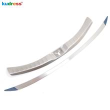 For Toyota RAV4 RAV 4 2016 2017 Stainless Steel Rear Trunk Bumper Cover Trim Tail Gate Sill Plate Car Styling Accessories 2pcs 2024 - buy cheap