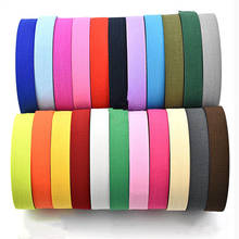 1 Roll of Colored Elastic Band 40 Meters Flat Soft Rubber Webbing Home Sewing Lace Decorative Belt Clothing Accessories 25mm 2024 - buy cheap