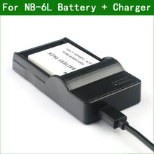 LANFULANG NB-6L / NB-6LH NB 6L 6LH Battery (1 Pack) and Micro USB Charger for Canon PowerShot SX280 SX510 SX600 SX700 HS 2024 - buy cheap