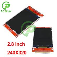 2.8 Inch SPI TFT LCD Display Module 240X320 TFT Module with Touch ST7735S Controller Pcb Adapter for  Lcd 51/AVR/STM32/ARM 8/16 2024 - buy cheap