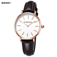 2021 oubaoer rosa ouro relógio feminino relógio de quartzo de negócios senhoras marca superior luxo feminino relógio de pulso menina relogio feminino 2024 - compre barato