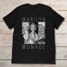 Camiseta de manga curta dos homens da marca marilyn monroe 2024 - compre barato