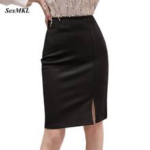 Plus Size Faldas Mujer Moda 2021 Women Skirt Spring Summer High Waist Skirts Jupe Femme Office Ladies Sexy Black Pencil Skirt 2024 - buy cheap