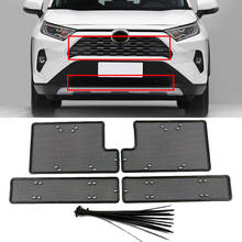 Stainless Steel Car Insect Screening Mesh Front Grille Insert Net Styling Accessories For Toyota RAV4 rav 4 2019 2020 2021 2022 2024 - buy cheap