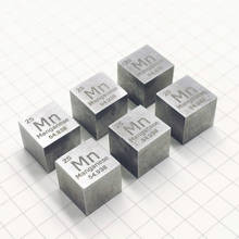 Tabla Periódica de elementos tallados, cubo Mn10mm de manganeso puro, 99.7% 2024 - compra barato