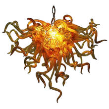 Free Shipping New Arrival Murano Glass Crystal Modern Chandelier 2024 - buy cheap