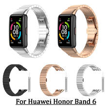 Top Quality Wrist Bracelet Band for Huawei band6 Watch Strap Replacement Stainless Steel Wristband for Honor Band 6 Watchband 2024 - buy cheap