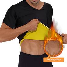 Laamei Men Waist Trainer Sweat Neoprene Body Shaper Weight Loss Sauna Shapewear Workout Shirt Vest Fitness Gym Top Clothes 2024 - buy cheap