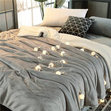 Зимний Супер Теплый утепленный коралловый бархатный пододеяльник многофункциональное двустороннее одеяло для дивана-кровати офисное одеяло для короткого сна одеяло 2024 - купить недорого