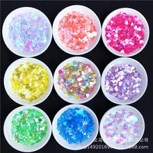 Jinguang peach heart nails bright sequins pvc beads DIY clothing accessories accessories wedding party decoration sequins 2024 - buy cheap