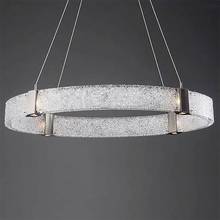 Post-modern living room glass chandelier light luxury restaurant living room round model room designer simple chandelier 2024 - buy cheap