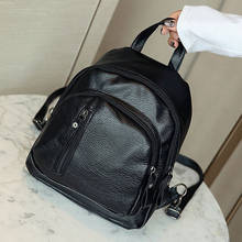 Leather Backpack Women Multifunction Shoulder Bookbags School Bags for Teenage Girls Cute Fashion Backpack Girl Rucksack 2024 - buy cheap