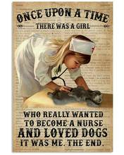 Baby Girl Nurse and Dog Dachshund Metal Sign Garage Street Cafe Bar Club Kitchen Wall Decoration Retro Metal Tin SignBest Gift 2024 - buy cheap