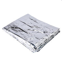 New Outdoor Water Proof Emergency Survival Rescue Blanket Foil Thermal Space First Aid Sliver Rescue Curtain Military Blanket 2024 - buy cheap