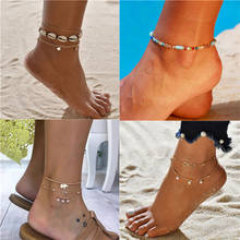 2021 Hot Sale Summer Jewelry 18 Style Bohemian Women Anklets Beach Accessories Natural Shell Beads Ankle Bracelet Gift 2024 - buy cheap