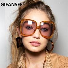 Gafas de sol cuadradas para mujer, lentes de sol de lujo de gran tamaño, diseño Vintage, UV400, 2021 2024 - compra barato