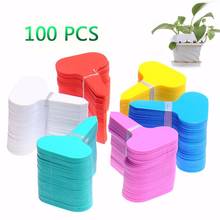 100Pcs Plastic T-type Garden Tags Ornaments Plant Flower Label Nursery Thick Tag Markers for Plants Garden Decoration 2024 - buy cheap